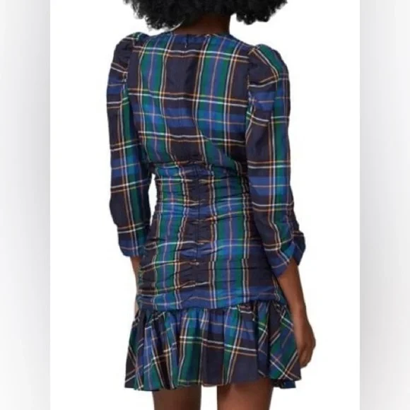 Tanya Taylor Raven Plaid Puff Sleeve Mini
Dress Size 6 - Picture 6 of 9